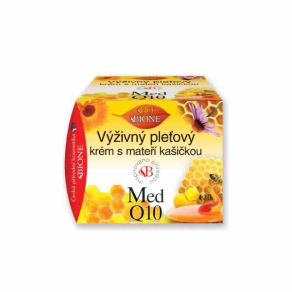 Výživný pleťový krém s mateří kašičkou Med + Q10